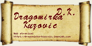 Dragomirka Kuzović vizit kartica